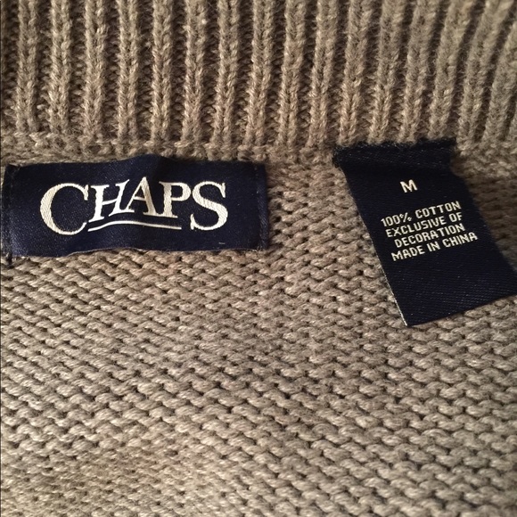 ✨Men’s Chaps 1/4 zip Sweater✨ - Picture 4 of 4